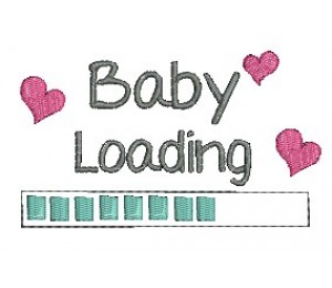 Stickdatei - Baby loading & Babys loading
